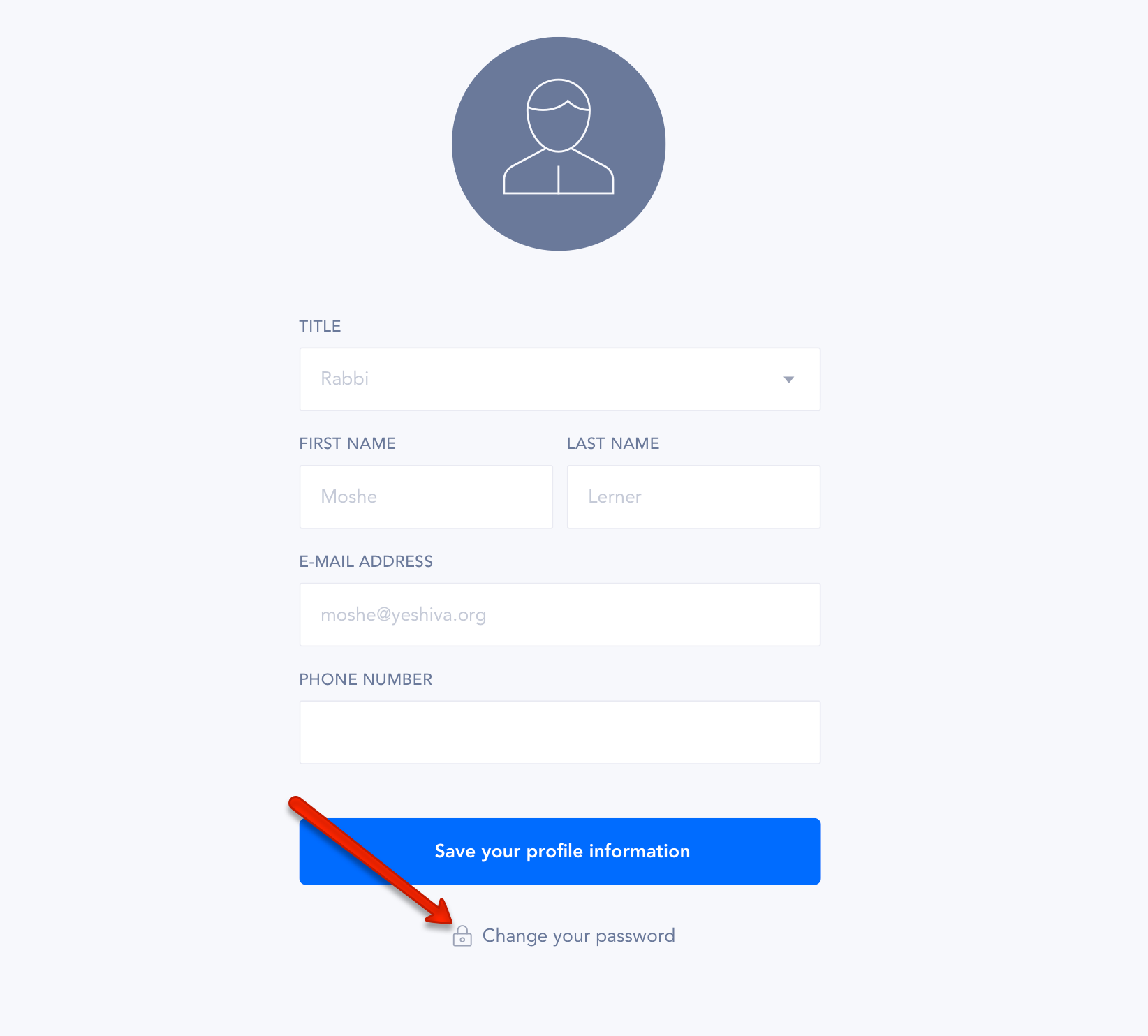 update-password